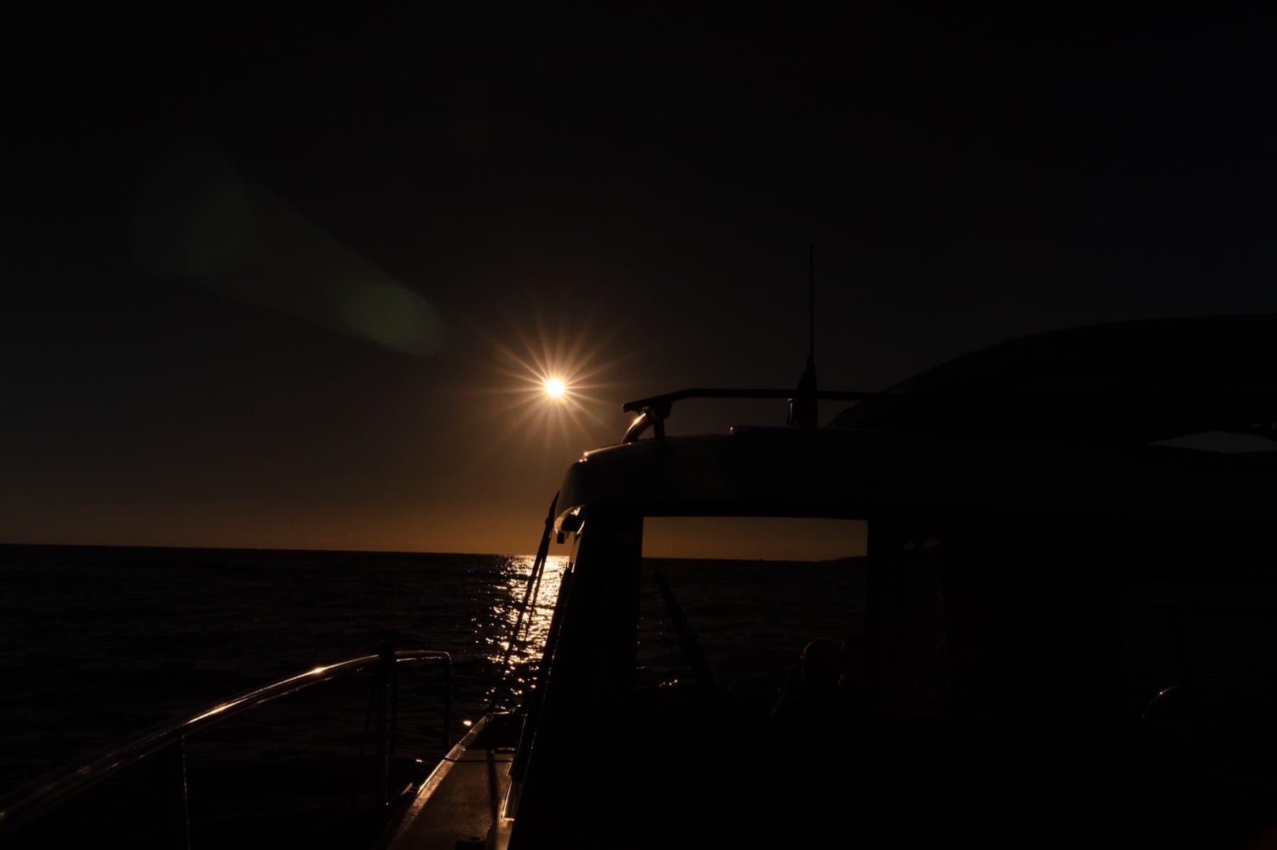 Solar eclipse on our boat!